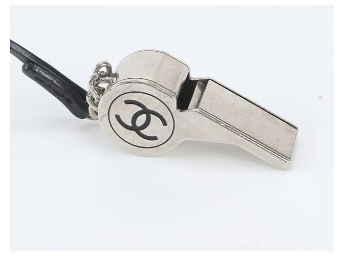 Borsa Tote Dritta Chanel Let's Lemon Nero Bianco - vista 10