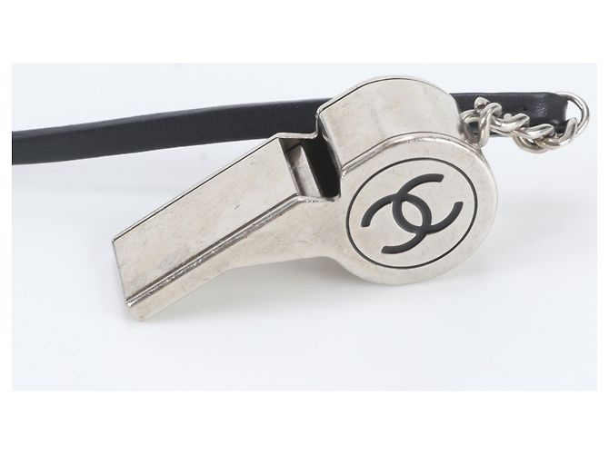Borsa Tote Dritta Chanel Let's Lemon Nero Bianco - vista 11