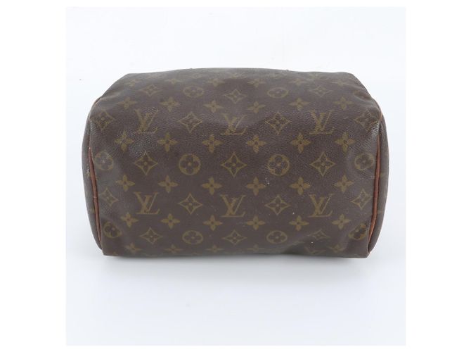 Louis Vuitton Monogram Speedy 25 Mini Boston Bag Marrone - vista 6