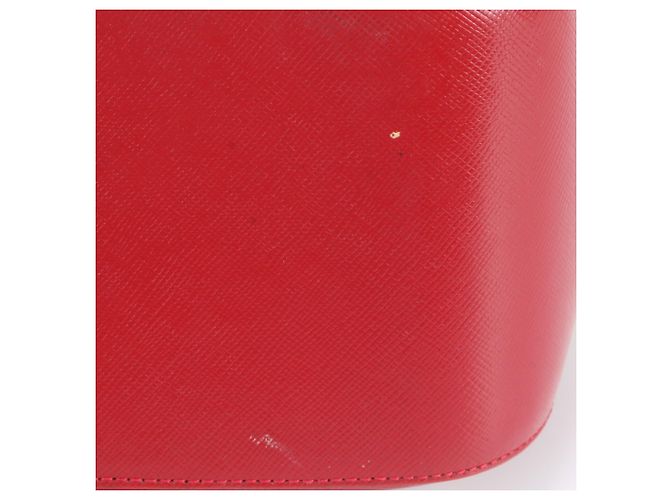 Burberry Nova Check Shadow Horse Leder Tote Bag Braun Rot - Ansicht 10