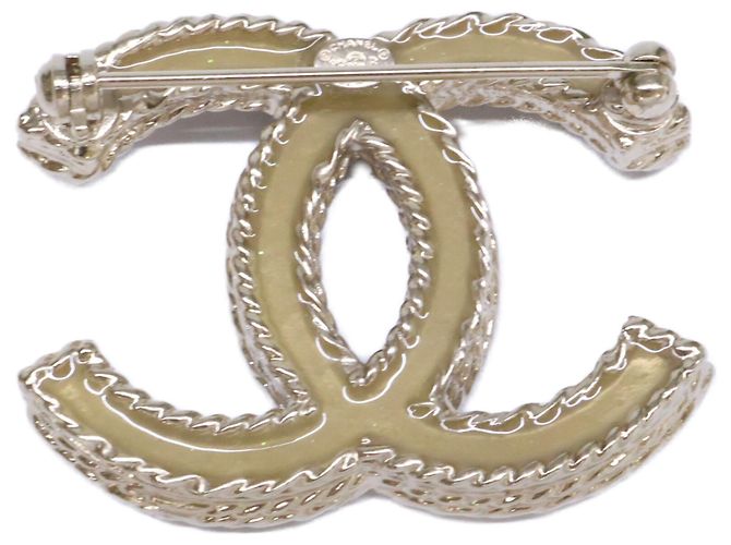 Broche Chanel B13 Coco Mark de Pedrería - vista 6