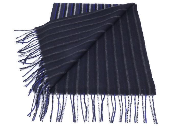 Louis Vuitton Wollestola Schwarz Blau - Ansicht 4