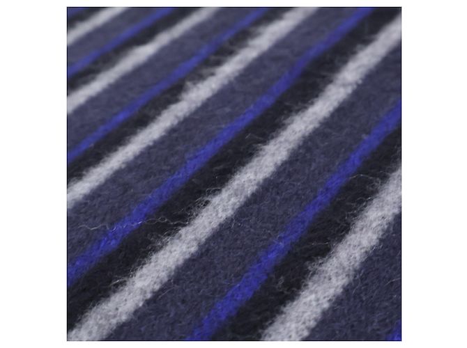Louis Vuitton Wollestola Schwarz Blau - Ansicht 8