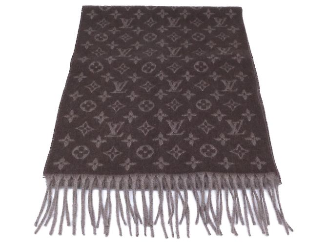 Louis Vuitton Stola aus Kaschmirgemisch Braun - Ansicht 2