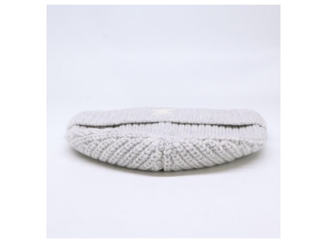 Céline Celine Triomphe Patch Cashmere Knit Hat Brown - view 5