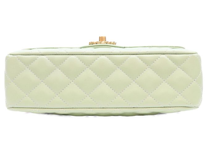 Chanel Schultertasche aus Lammleder in Mintgrün - Ansicht 5