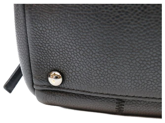 Chanel Black Caviar Chocolate Bar Mini Boston Bag Schwarz - Ansicht 11