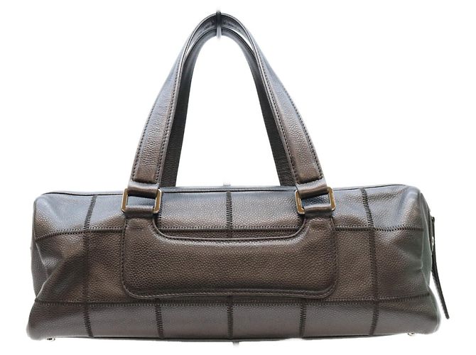 Chanel Black Caviar Chocolate Bar Mini Boston Bag Schwarz - Ansicht 3