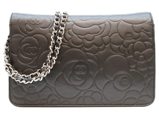 Borsa a tracolla Chanel A47421 in pelle d'agnello nera Nero - vista 3