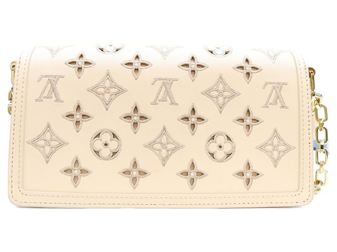 Louis Vuitton M22955 Monogram Leather Calfskin Shoulder Bag Marrone - vista 3