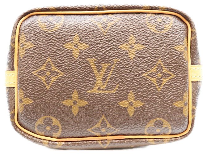 Borsa a tracolla Louis Vuitton Monogram Nano Noe Marrone - vista 5