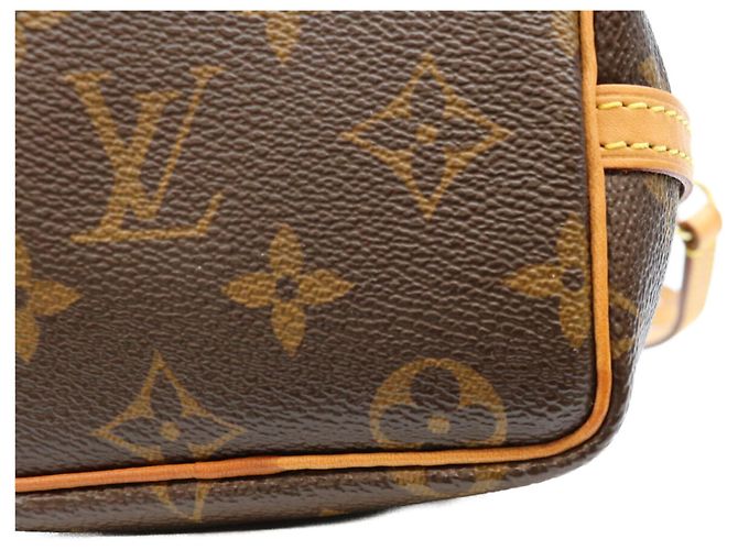 Borsa a tracolla Louis Vuitton Monogram Nano Noe Marrone - vista 6