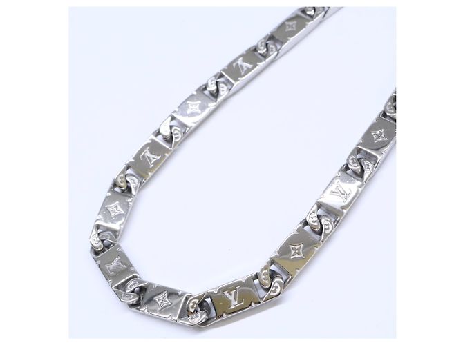 Louis Vuitton Modelo 2024 M00919 Collar Monogram con lazada Plata - vista 2