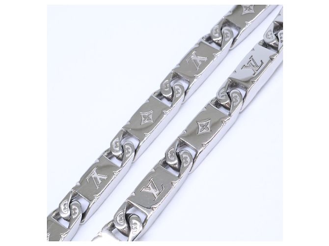 Louis Vuitton Modelo 2024 M00919 Collar Monogram con lazada Plata - vista 3