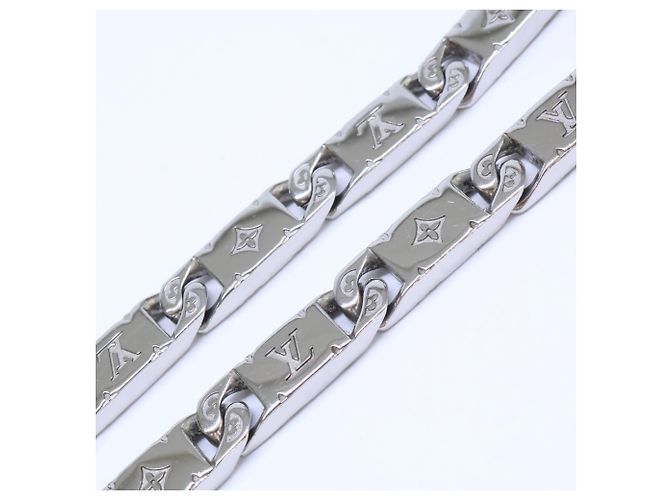 Louis Vuitton Modelo 2024 M00919 Collar Monogram con lazada Plata - vista 4