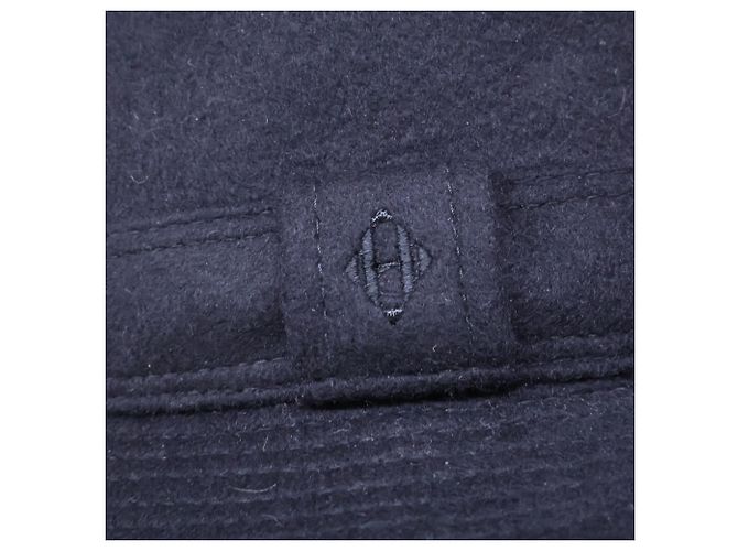 Hermès Cappello in cashmere Hermes in nero - vista 10