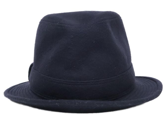 Hermès Cappello in cashmere Hermes in nero - vista 2