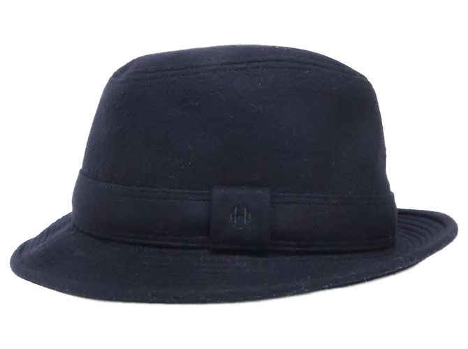 Hermès Cappello in cashmere Hermes in nero - vista 5