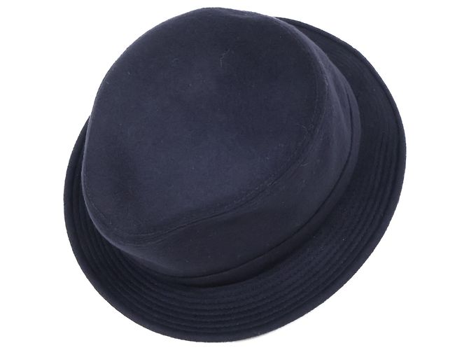 Hermès Cappello in cashmere Hermes in nero - vista 6