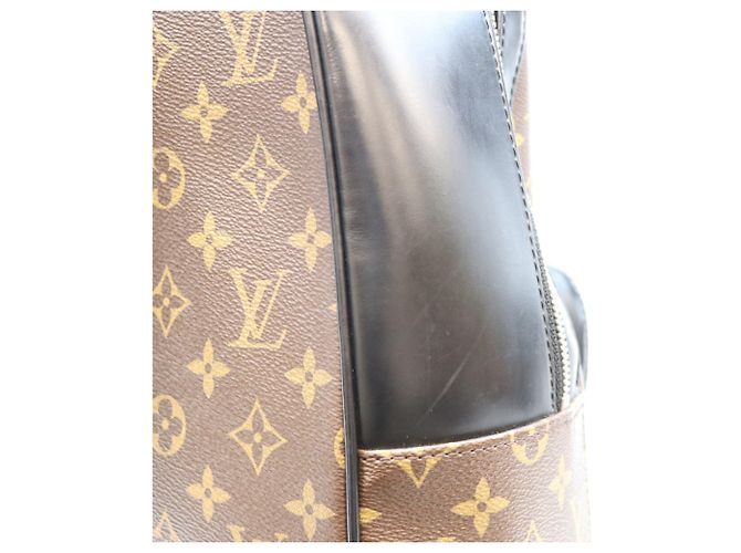 Louis Vuitton Monogram Macassar Josh Backpack Brown - view 10