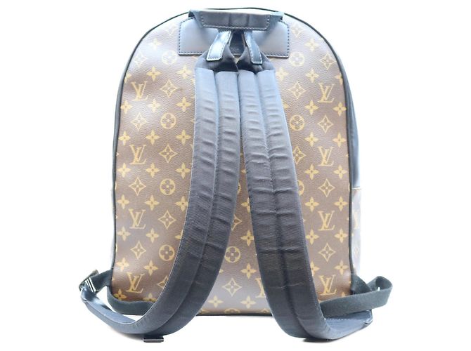 Louis Vuitton Monogram Macassar Josh Backpack Brown - view 3