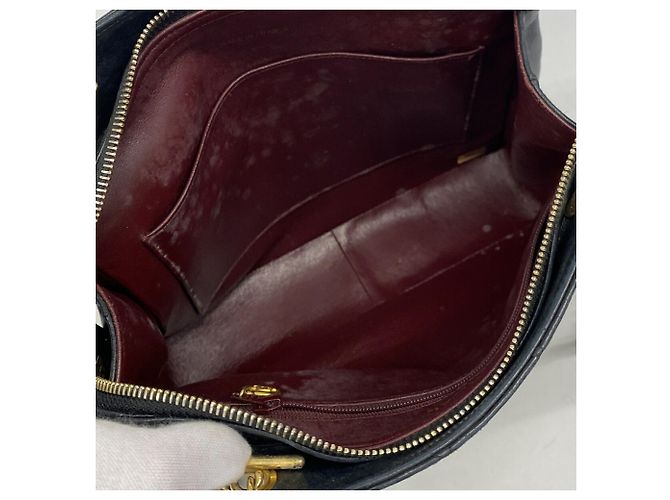 Chanel Matelassé Lammleder Chain Tote Bag Schwarz - Ansicht 4