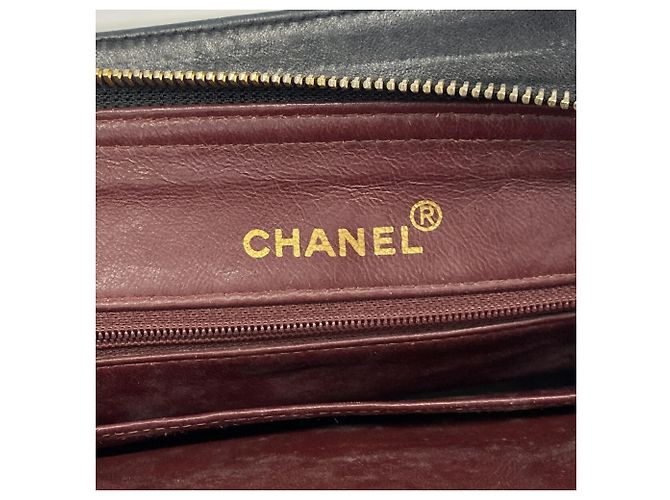 Chanel Matelassé Lammleder Chain Tote Bag Schwarz - Ansicht 5