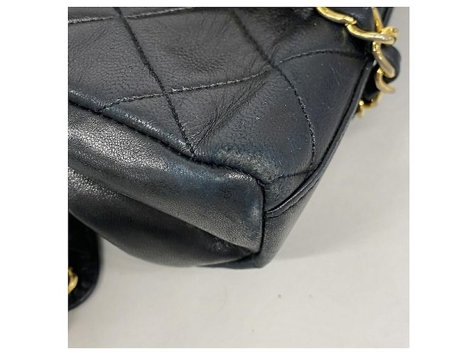 Chanel Matelassé Lammleder Chain Tote Bag Schwarz - Ansicht 6