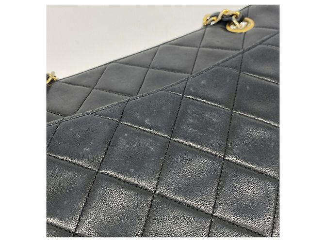 Chanel Matelassé Lammleder Chain Tote Bag Schwarz - Ansicht 8