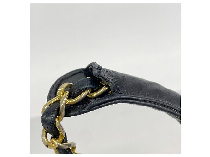 Chanel Matelassé Lammleder Chain Tote Bag Schwarz - Ansicht 9