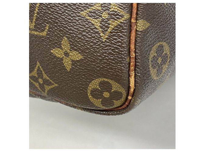 Borsa Louis Vuitton Monogram Speedy 35 Marrone - vista 6