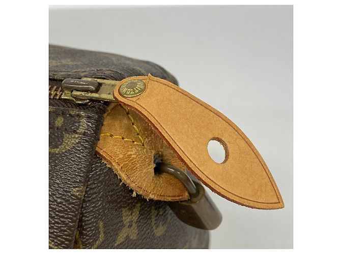 Borsa Louis Vuitton Monogram Speedy 35 Marrone - vista 8