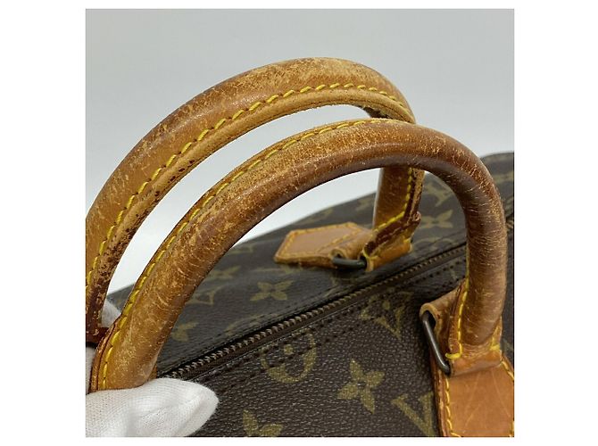 Borsa Louis Vuitton Monogram Speedy 35 Marrone - vista 9