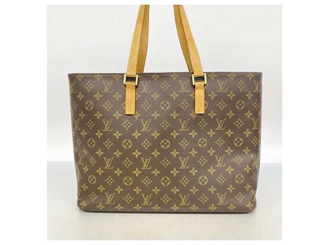 Sac cabas Louis Vuitton Monogram Luco Marron - vue 2