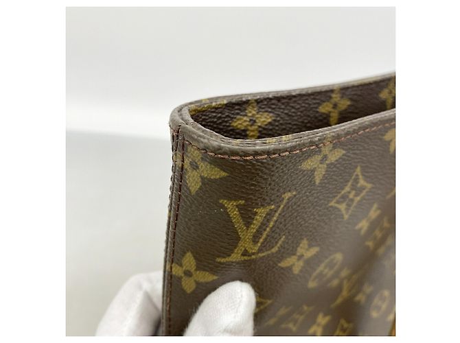 Sac cabas Louis Vuitton Monogram Luco Marron - vue 7