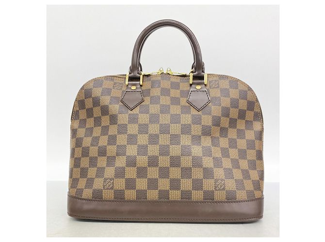 Borsa Louis Vuitton Damier Alma N51131 Ebene Damier ebene - vista 10