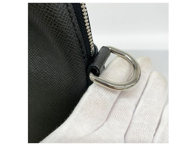 Borsa Tote Louis Vuitton Taiga Grigori Grigio - vista 10