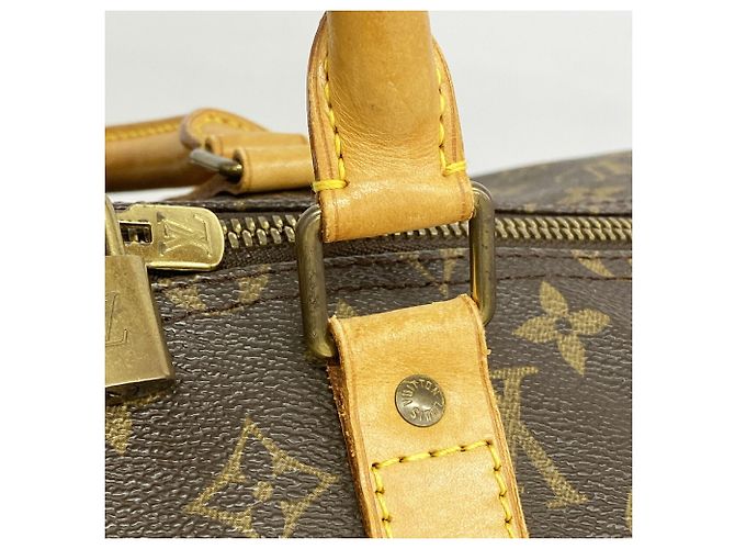 Louis Vuitton Boston Monogram Keepall 55 Marrone - vista 10
