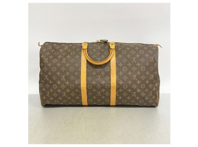 Louis Vuitton Boston Monogram Keepall 55 Marrone - vista 12