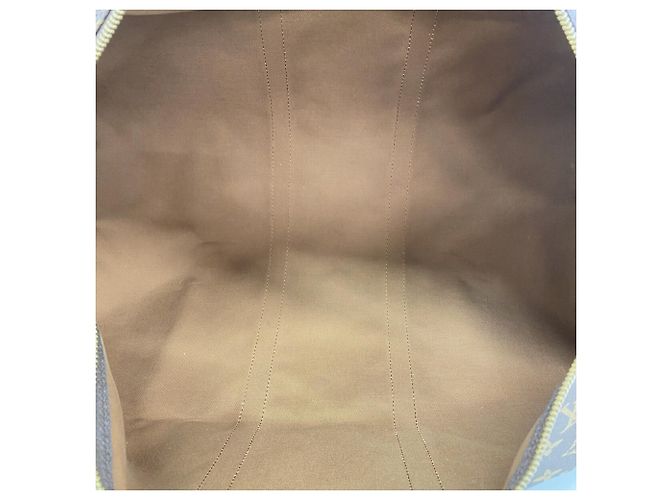 Louis Vuitton Boston Monogram Keepall 55 Marrone - vista 4