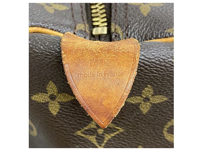 Louis Vuitton Boston Monogram Keepall 55 Marrone - vista 5