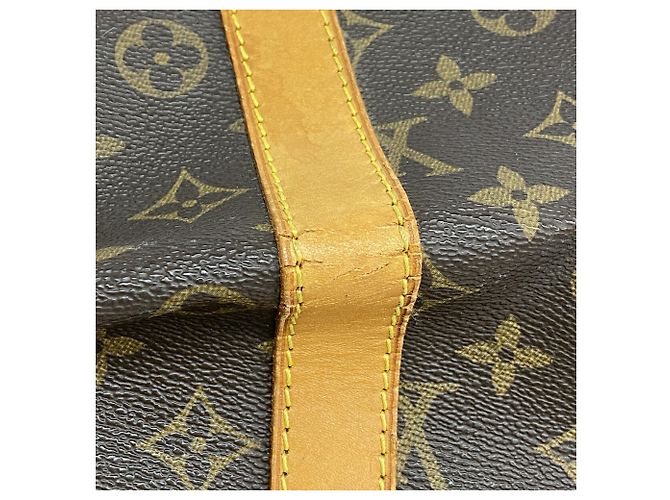 Louis Vuitton Boston Monogram Keepall 55 Marrone - vista 7
