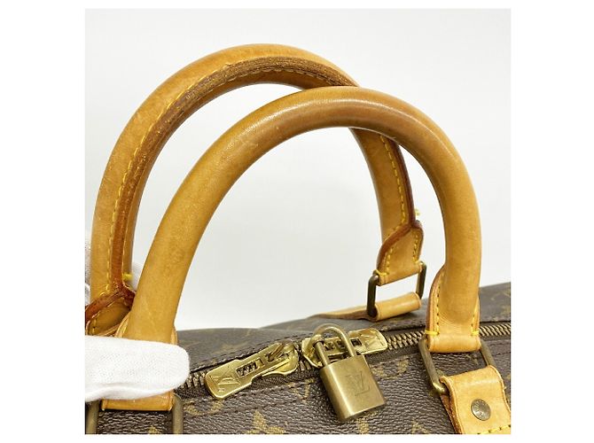 Louis Vuitton Boston Monogram Keepall 55 Marrone - vista 8