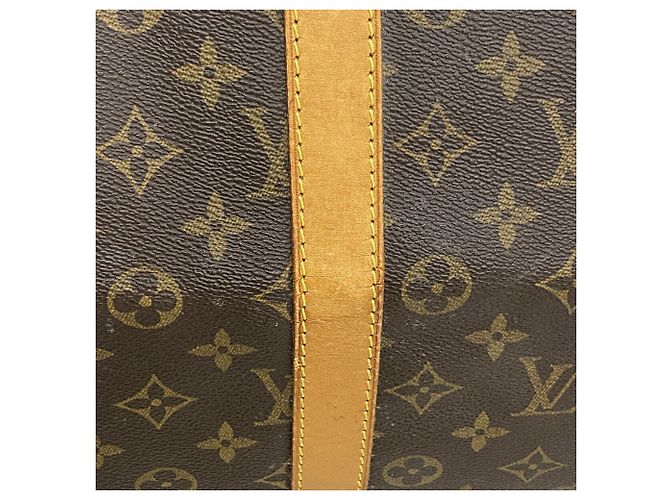 Louis Vuitton Boston Monogram Keepall 55 Marrone - vista 9