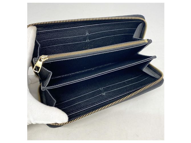 Louis Vuitton Monogram Empreinte Zippy Wallet Schwarz - Ansicht 3