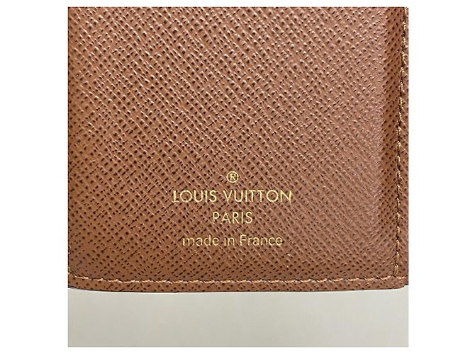 Cartera Louis Vuitton Tri-fold Castaño - vista 4