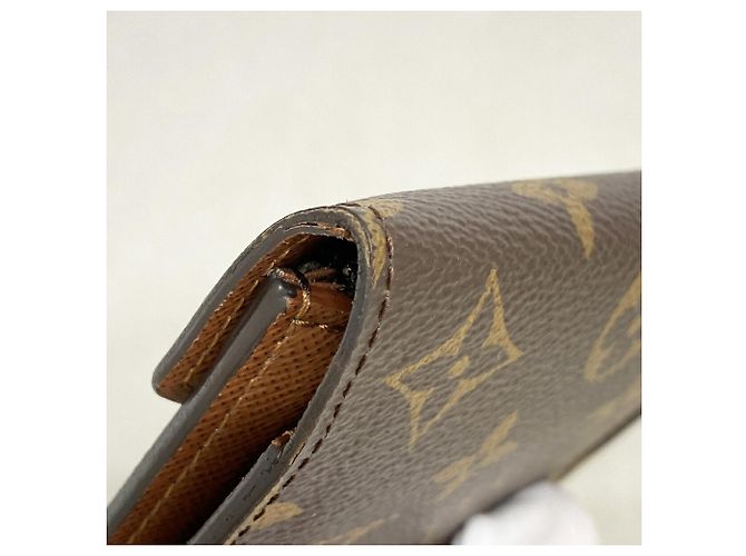 Cartera Louis Vuitton Tri-fold Castaño - vista 6