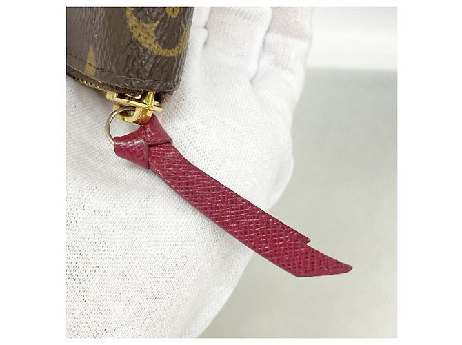Louis Vuitton Monogram Portefeuille Clemence Long Wallet Fucsia - vista 7