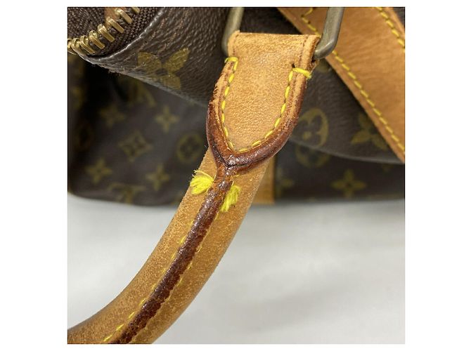 Louis Vuitton Boston Monogram Keepall Bandoulière 60 Marrom - vista 12