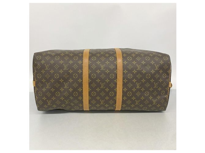 Louis Vuitton Boston Monogram Keepall Bandoulière 60 Marrom - vista 3